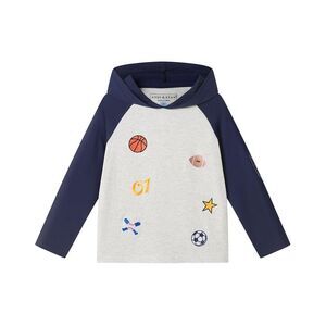 Andy & Evan Boys  Hoodied T-Shirt, Blue